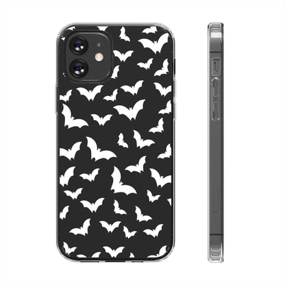 Bat Pattern 3 - Clear Phone Cases