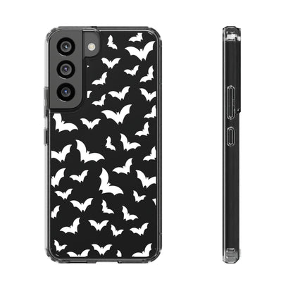 Bat Pattern 3 - Clear Phone Cases