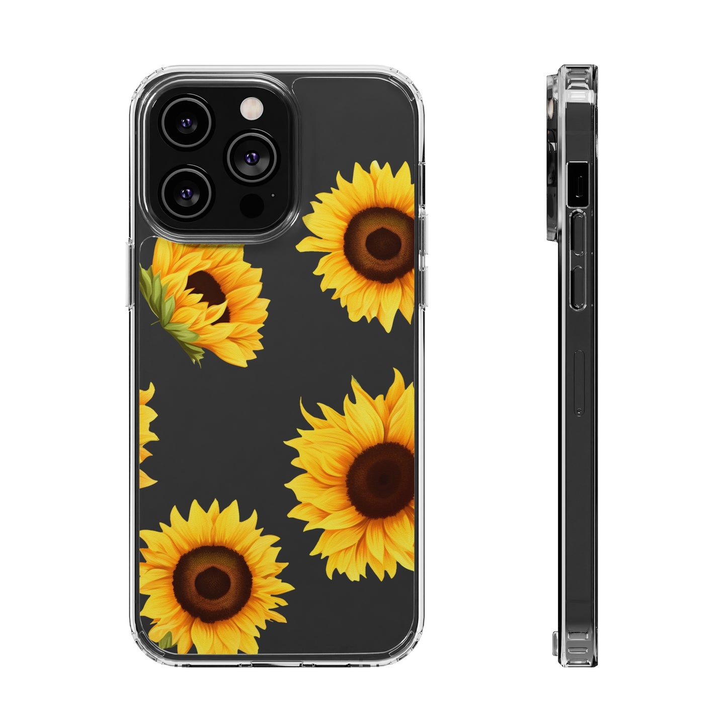 Sunflower - Clear Phone Cases