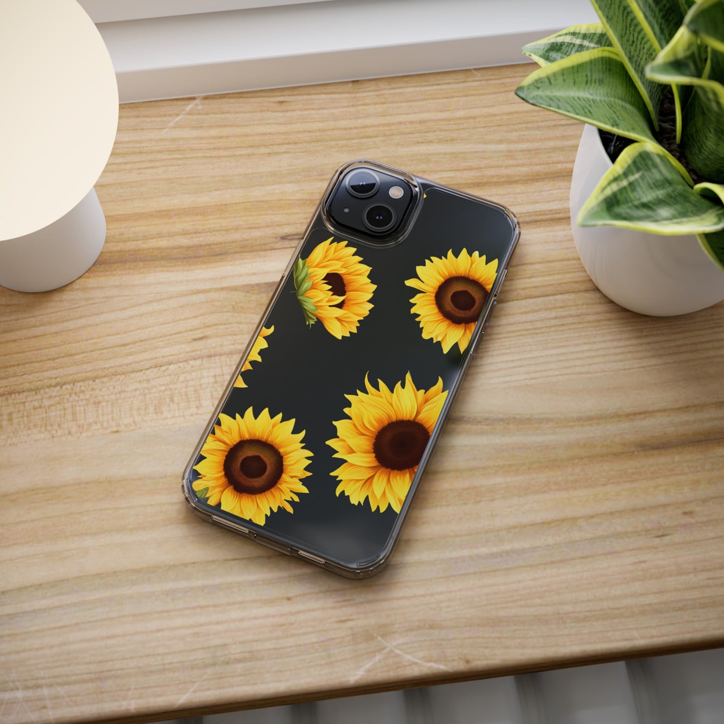 Sunflower - Clear Phone Cases