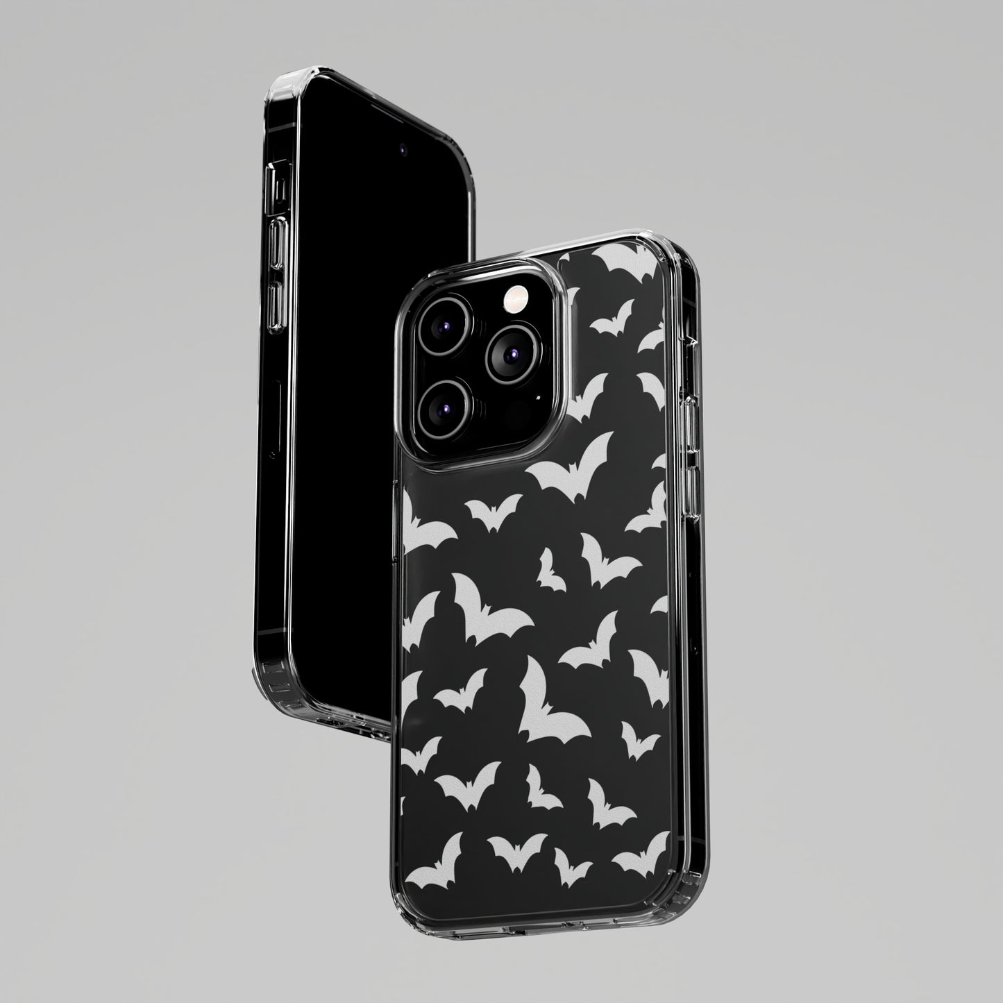 Bat Pattern 3 - Clear Phone Cases