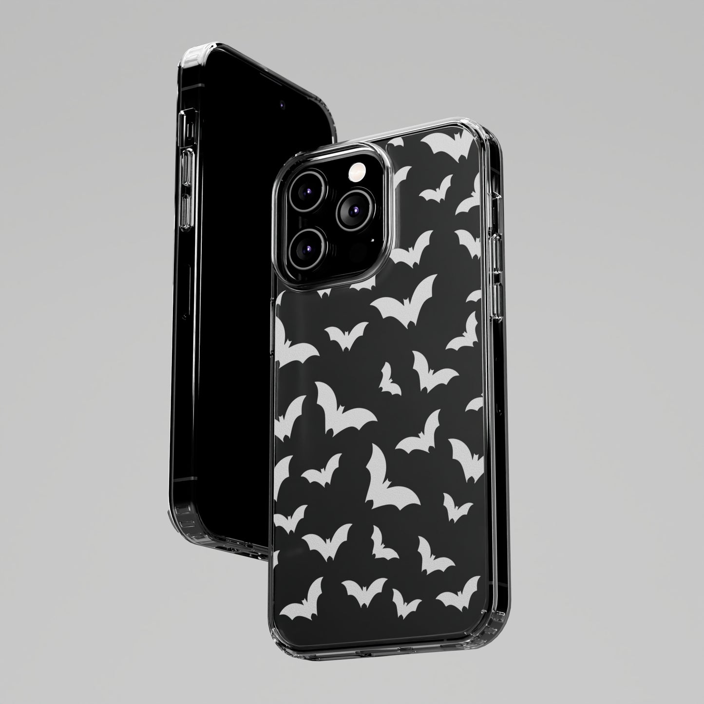 Bat Pattern 3 - Clear Phone Cases