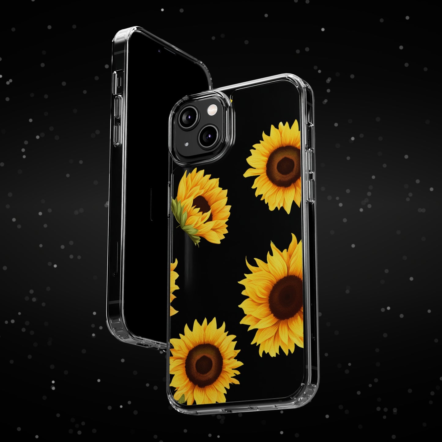 Sunflower - Clear Phone Cases