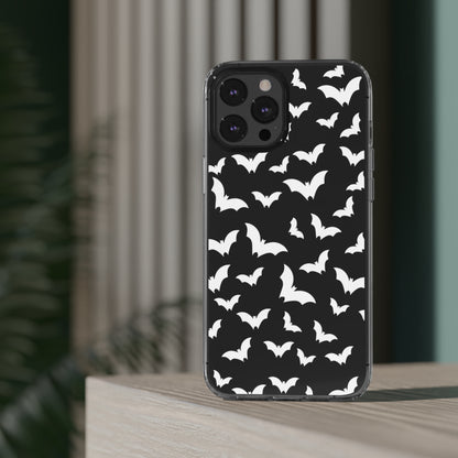 Bat Pattern 3 - Clear Phone Cases