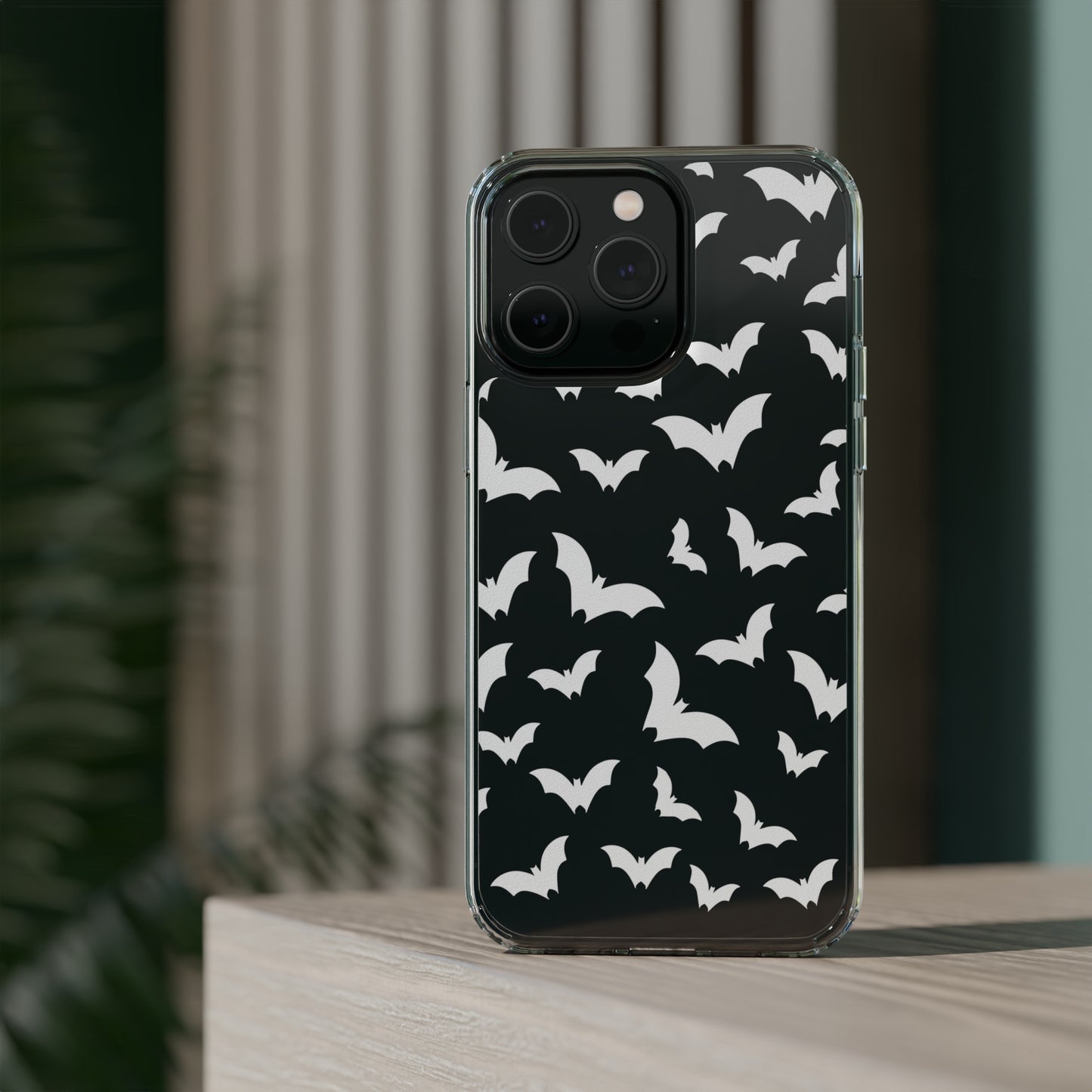 Bat Pattern 3 - Clear Phone Cases