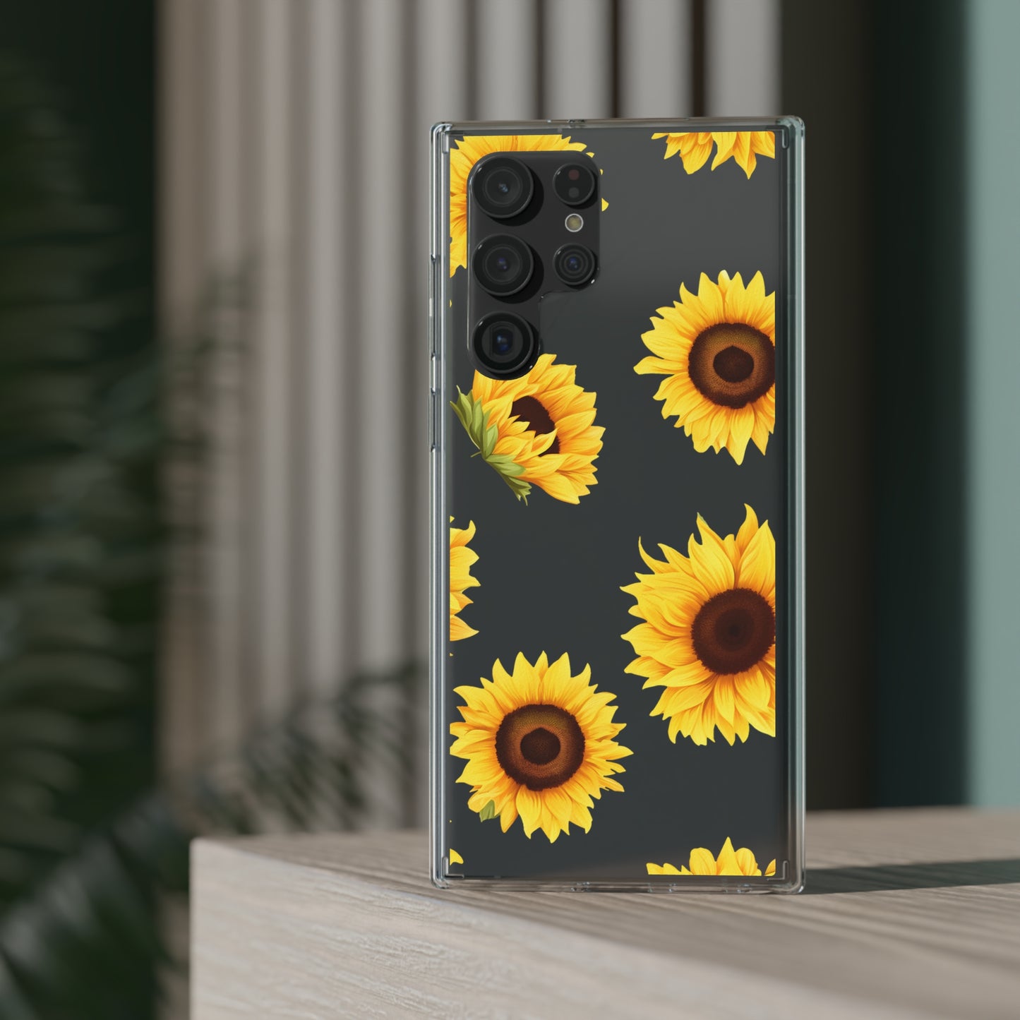 Sunflower - Clear Phone Cases