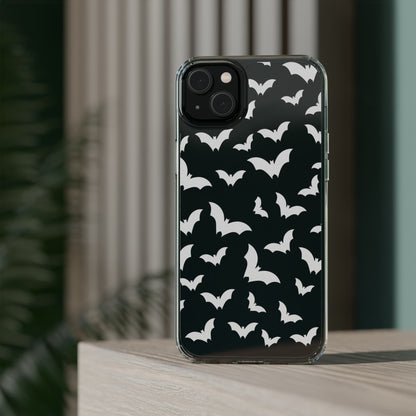 Bat Pattern 3 - Clear Phone Cases