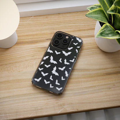 Bat Pattern 3 - Clear Phone Cases