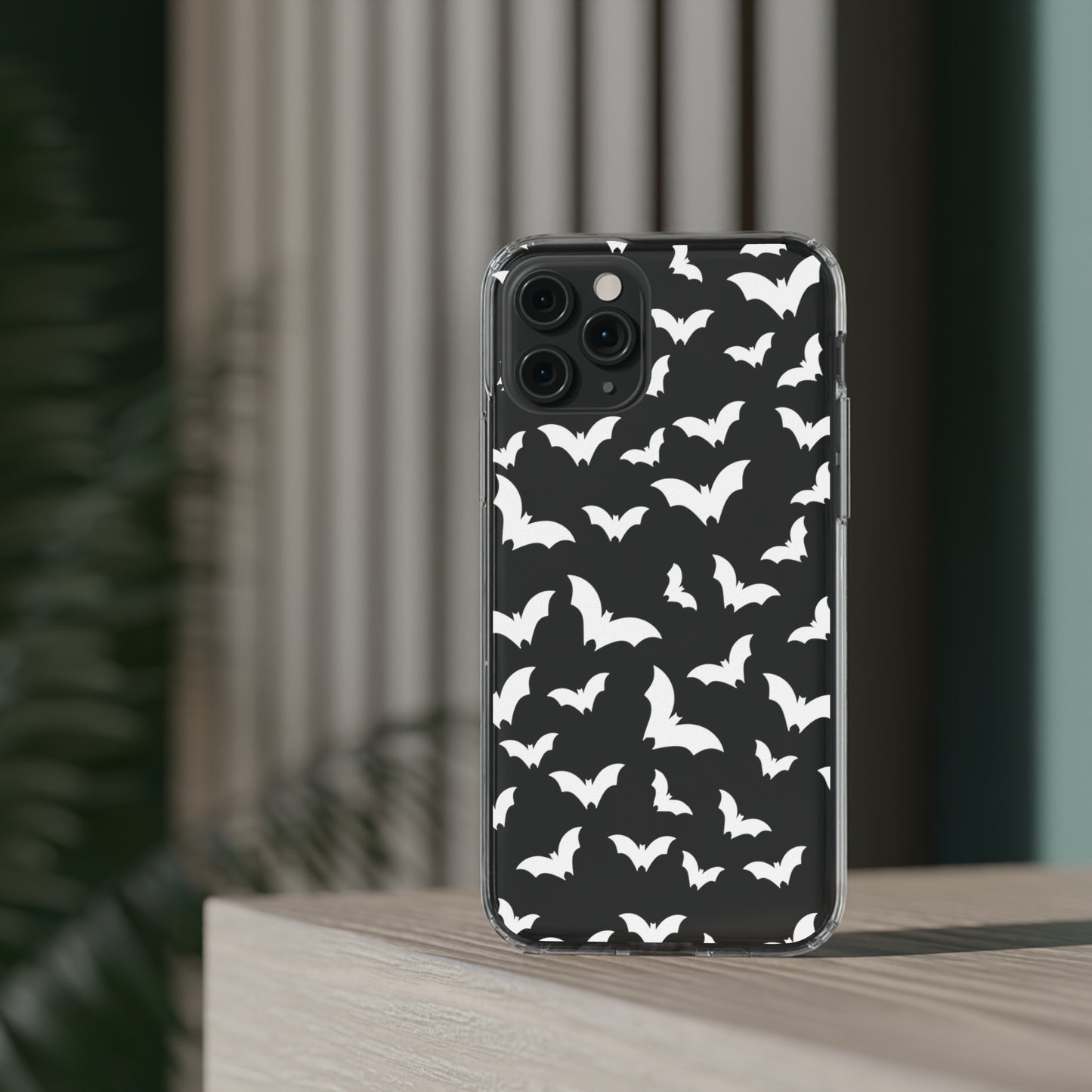 Bat Pattern 3 - Clear Phone Cases