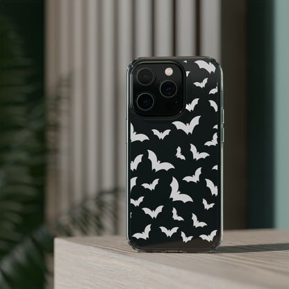 Bat Pattern 3 - Clear Phone Cases