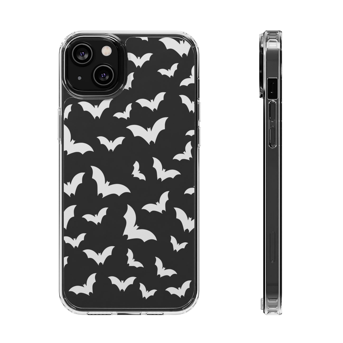 Bat Pattern 3 - Clear Phone Cases