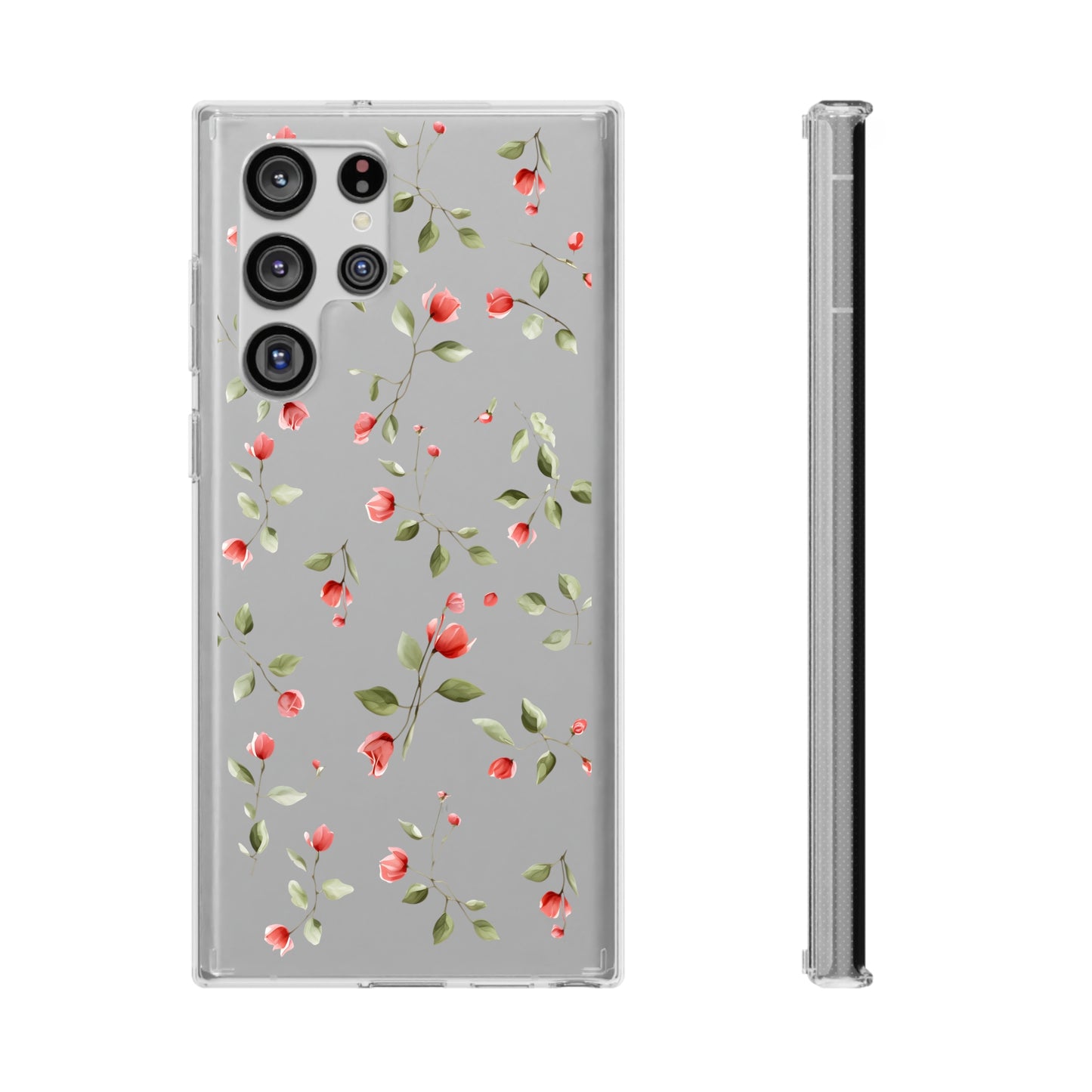 Roses - Clear Phone Cases