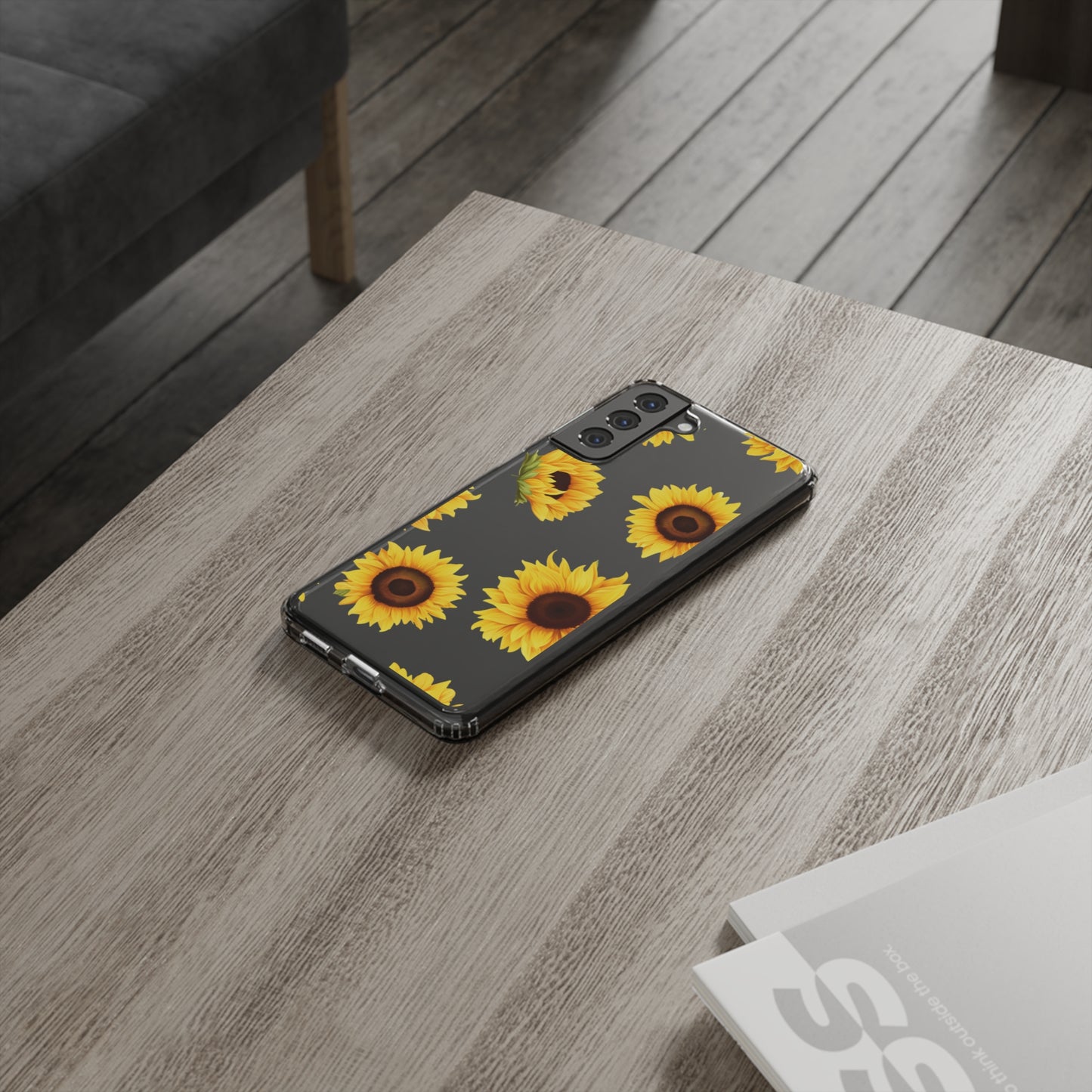 Sunflower - Clear Phone Cases