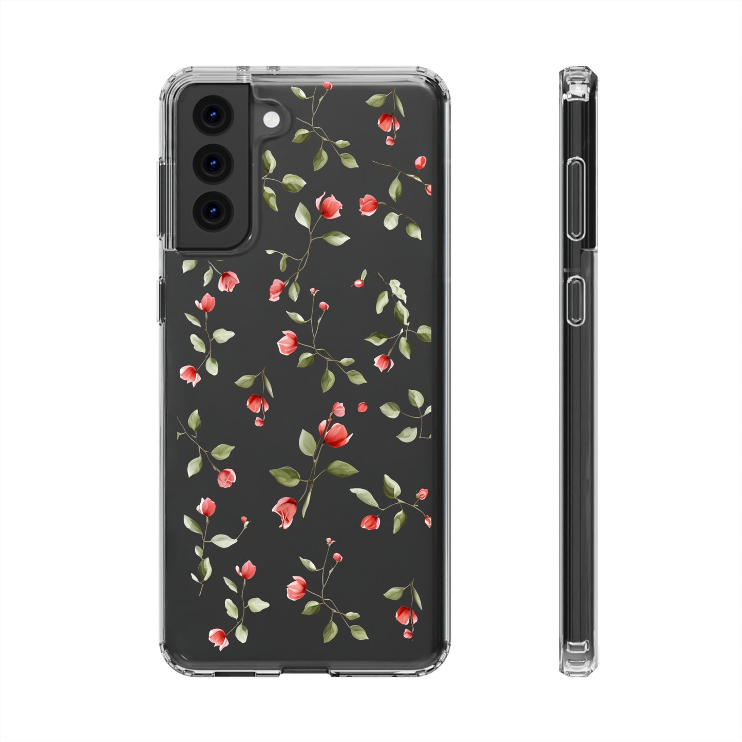 Roses - Clear Phone Cases