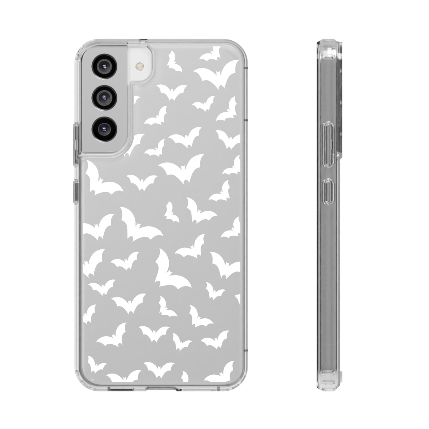 Bat Pattern 3 - Clear Phone Cases