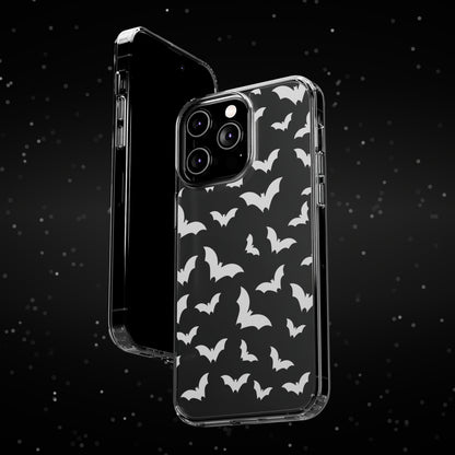 Bat Pattern 3 - Clear Phone Cases