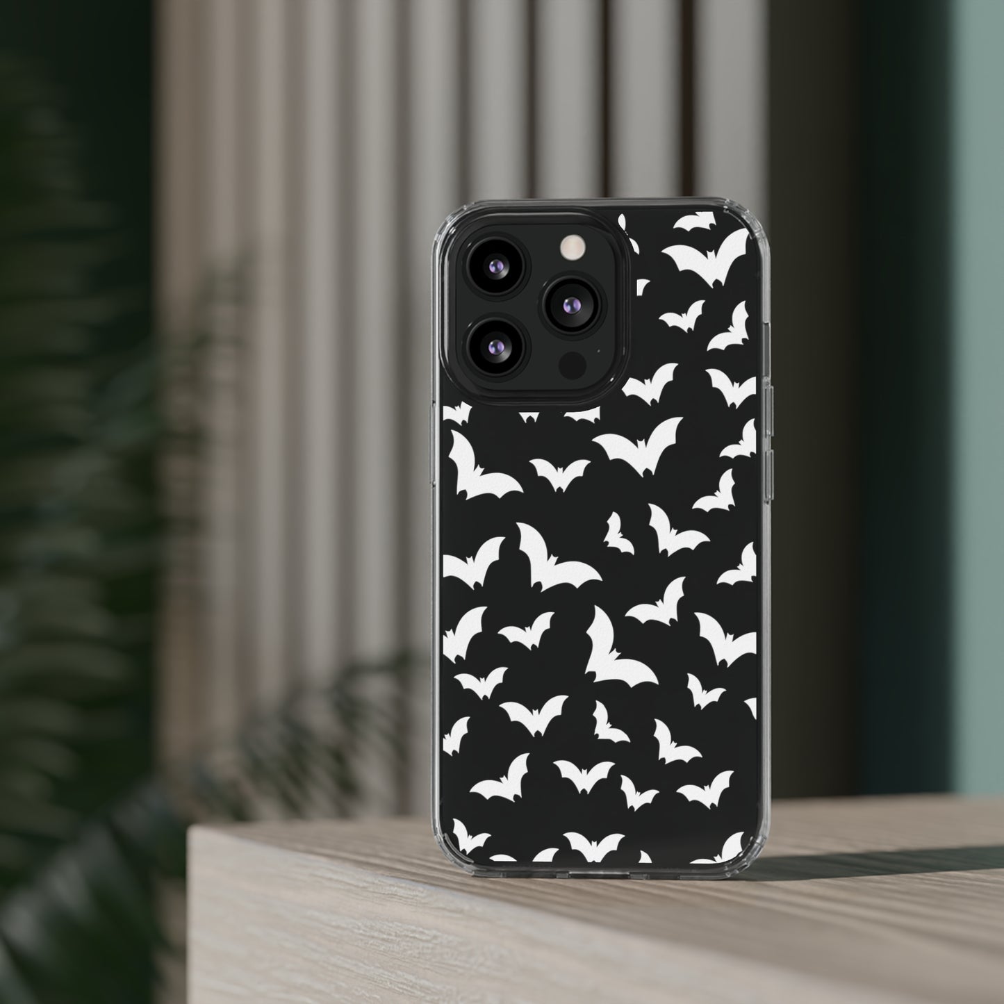 Bat Pattern 3 - Clear Phone Cases