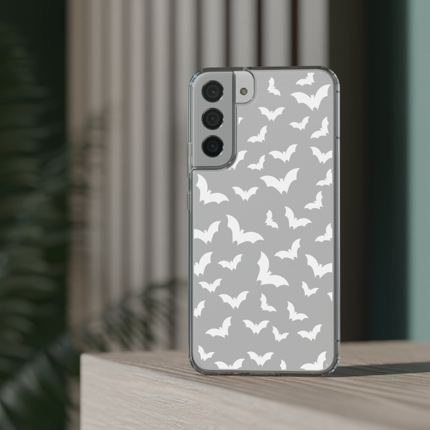 Bat Pattern 3 - Clear Phone Cases