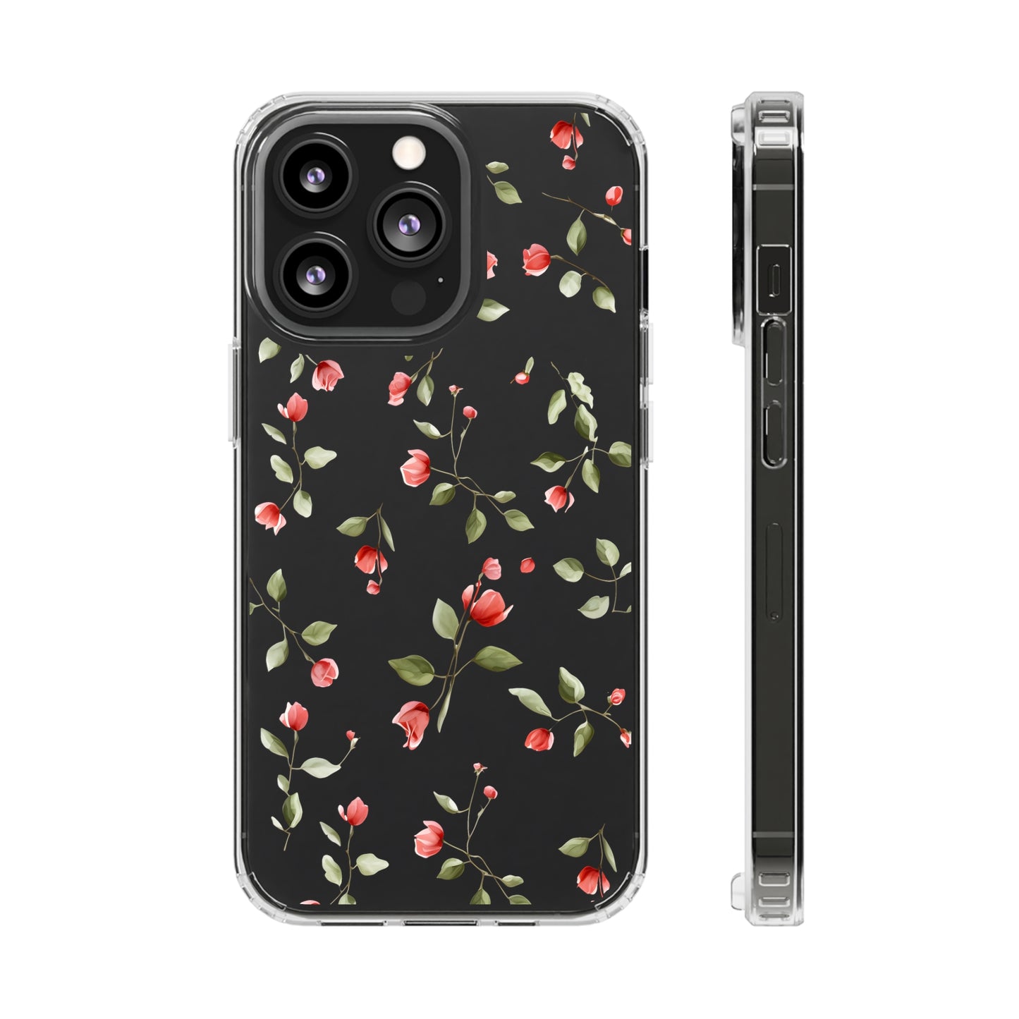 Roses - Clear Phone Cases