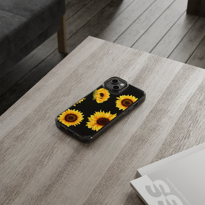 Sunflower - Clear Phone Cases - Tegusuk Store