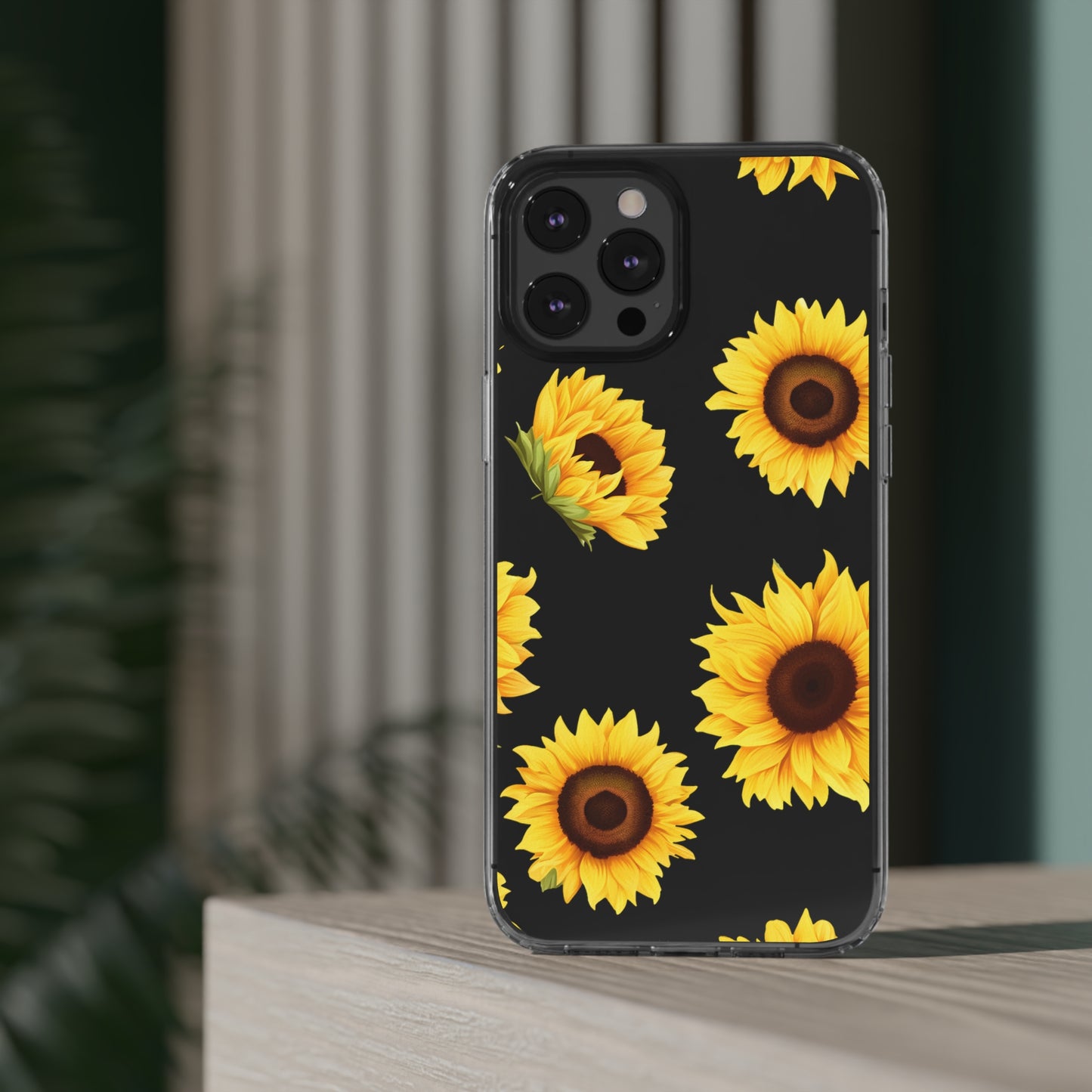 Sunflower - Clear Phone Cases