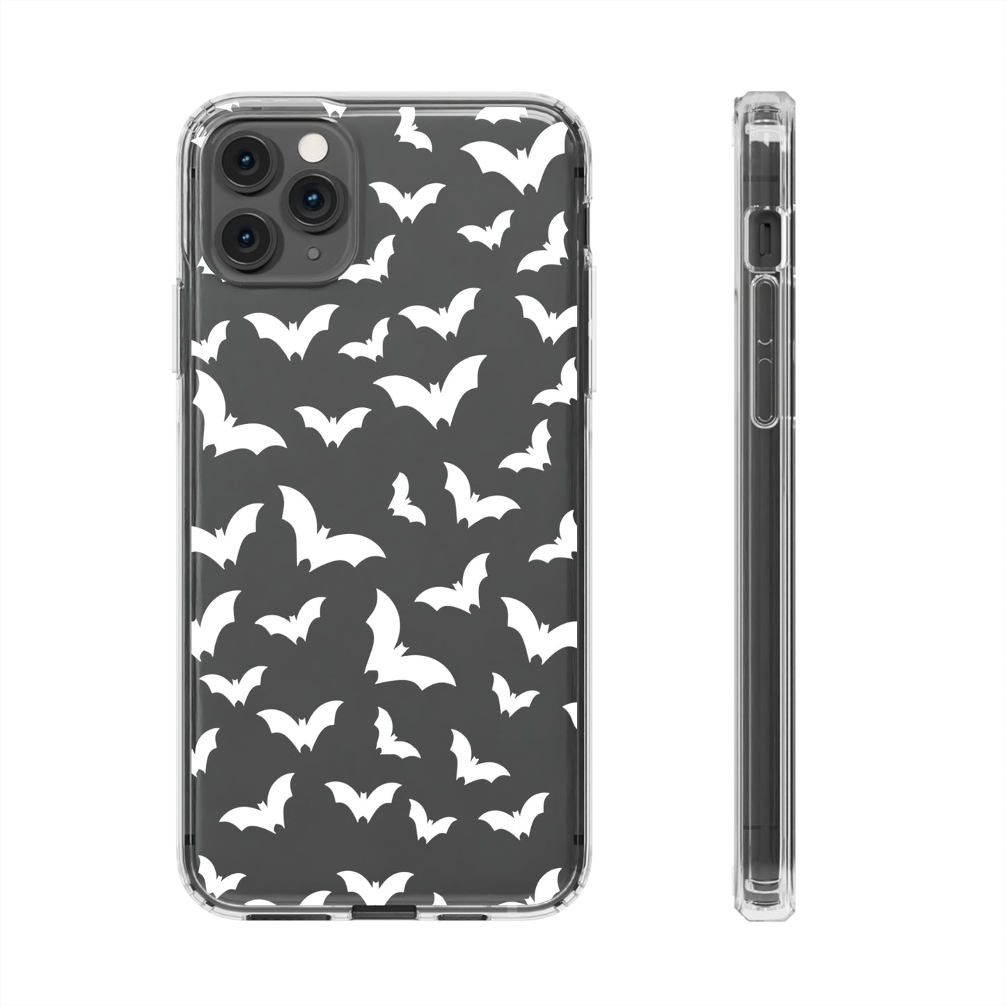 Bat Pattern 3 - Clear Phone Cases