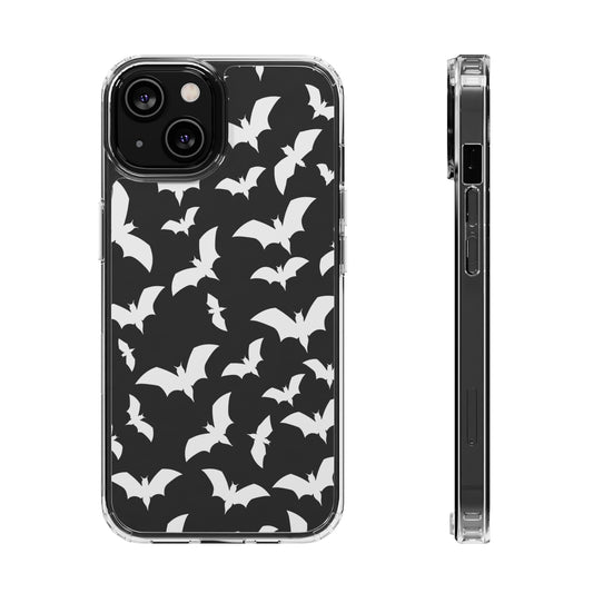 Bat Pattern 2 - Clear Phone Cases