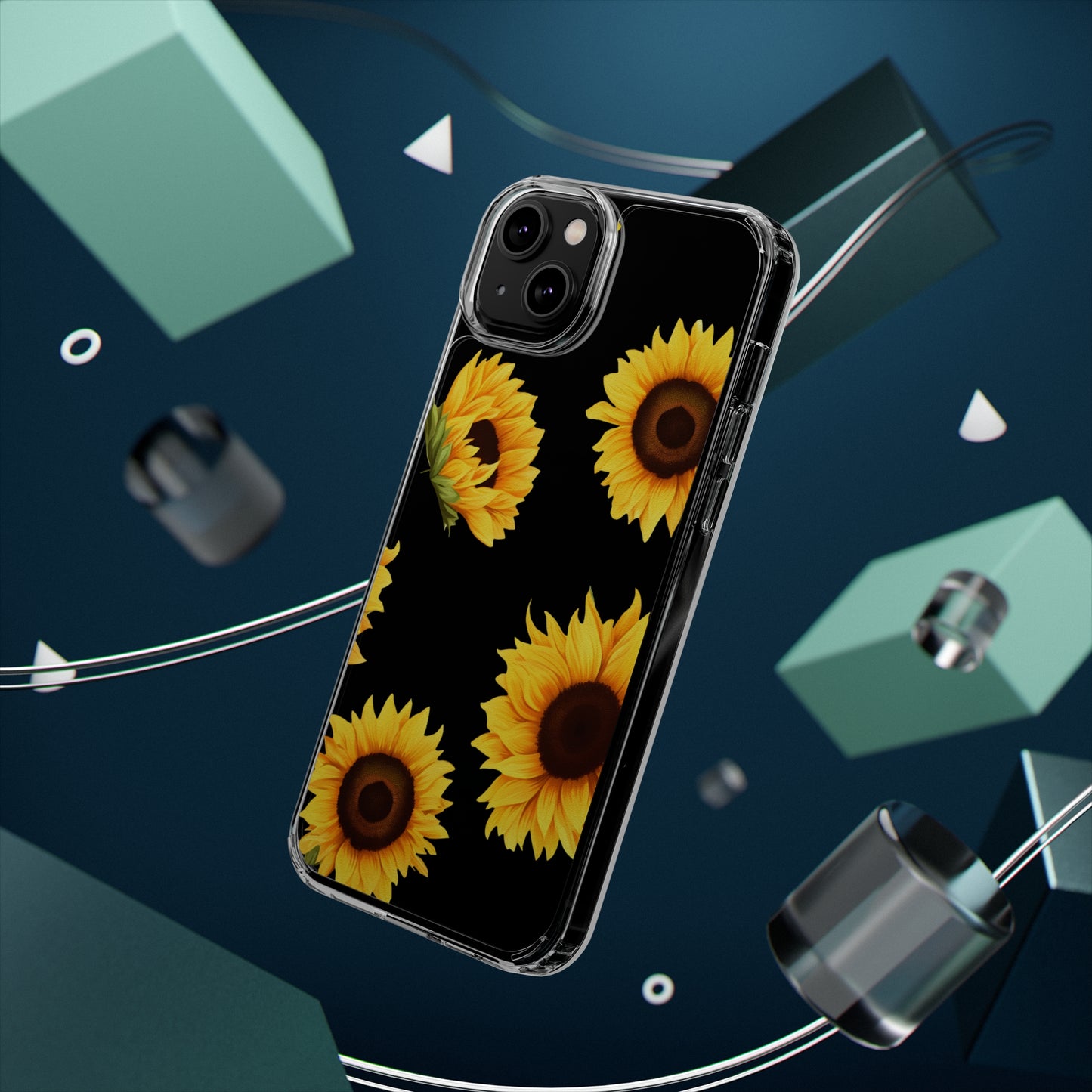 Sunflower - Clear Phone Cases