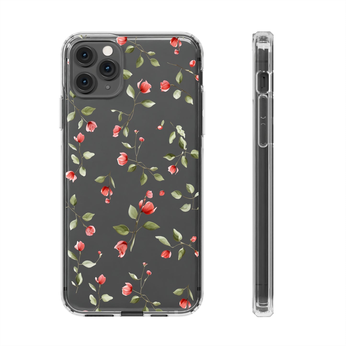 Roses - Clear Phone Cases