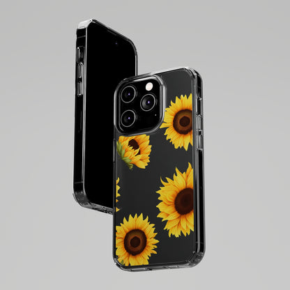 Sunflower - Clear Phone Cases