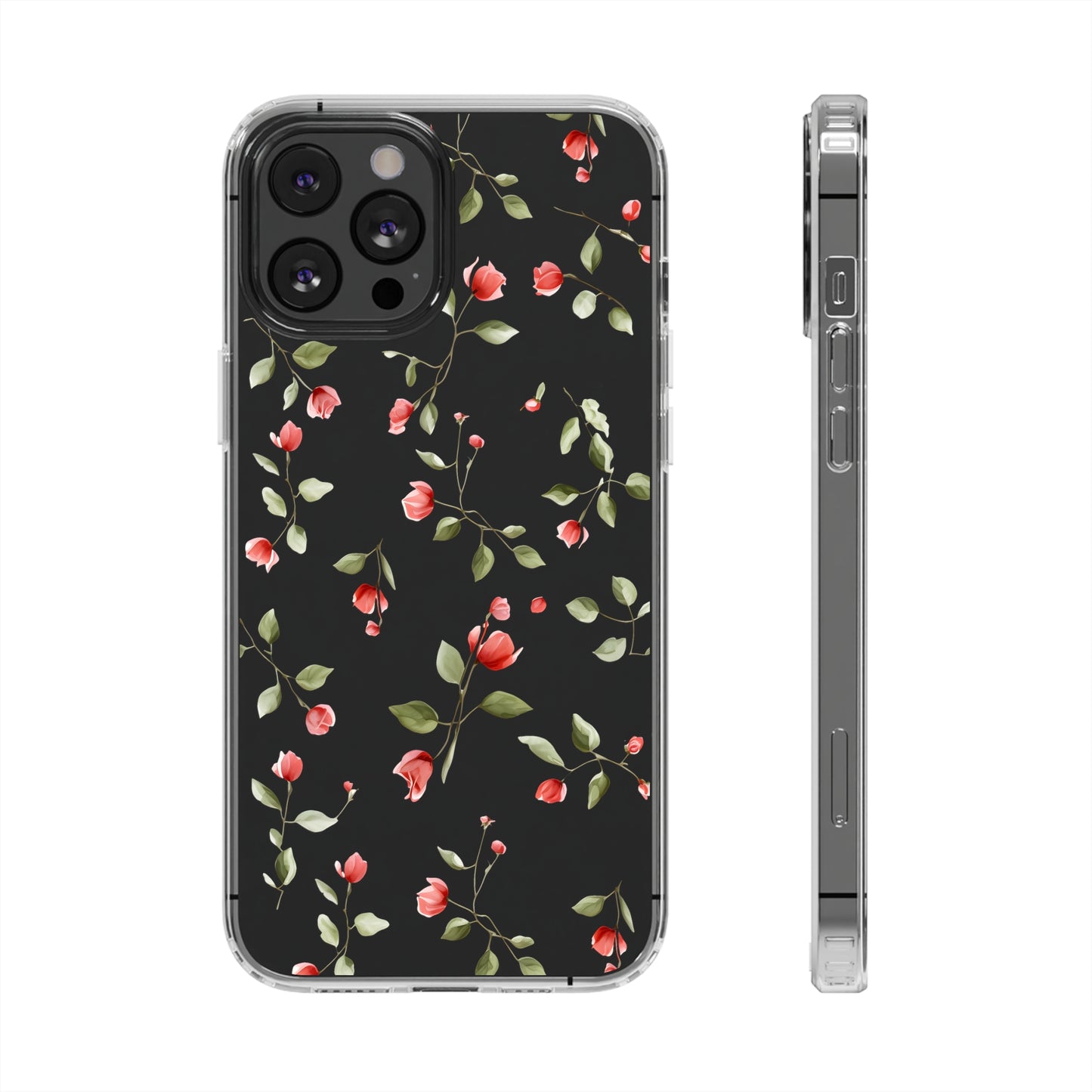 Roses - Clear Phone Cases