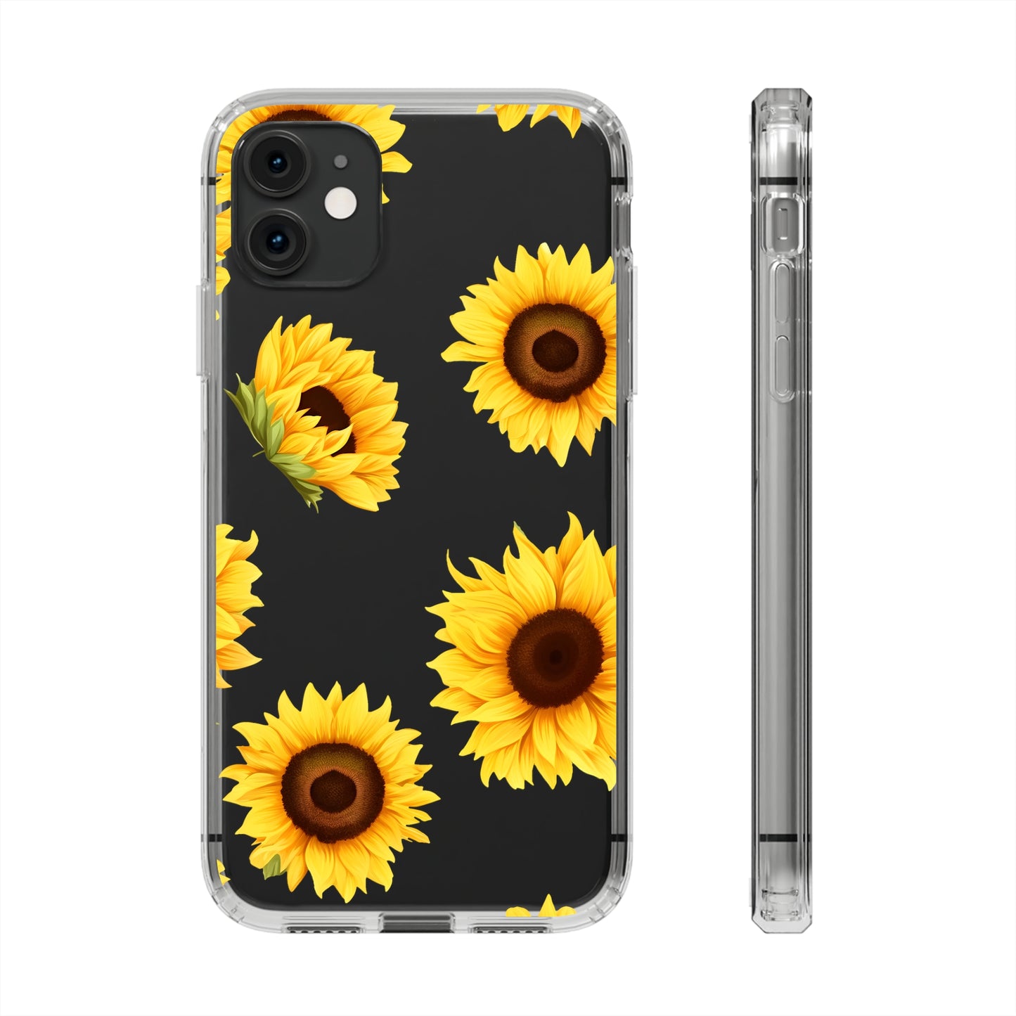 Sunflower - Clear Phone Cases