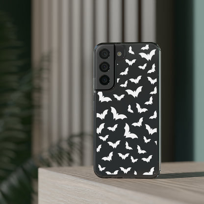 Bat Pattern 3 - Clear Phone Cases