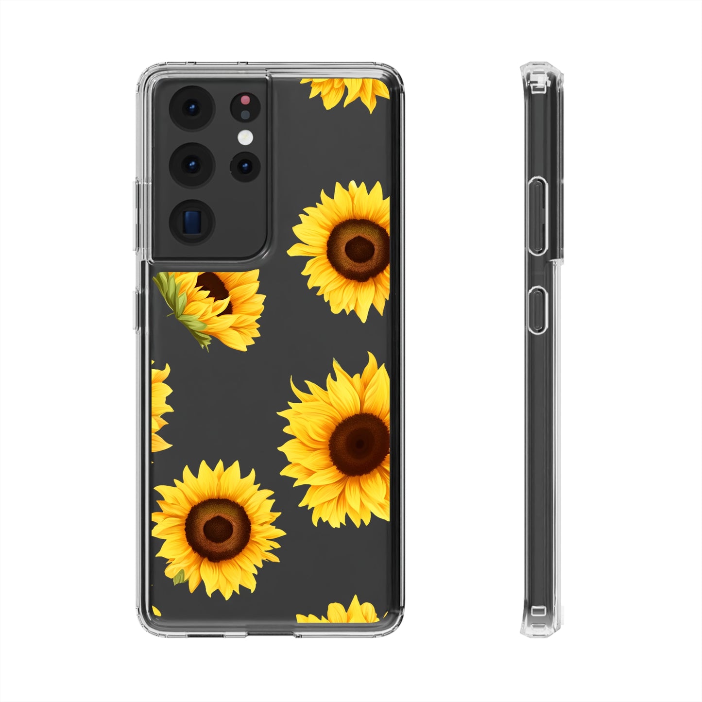 Sunflower - Clear Phone Cases