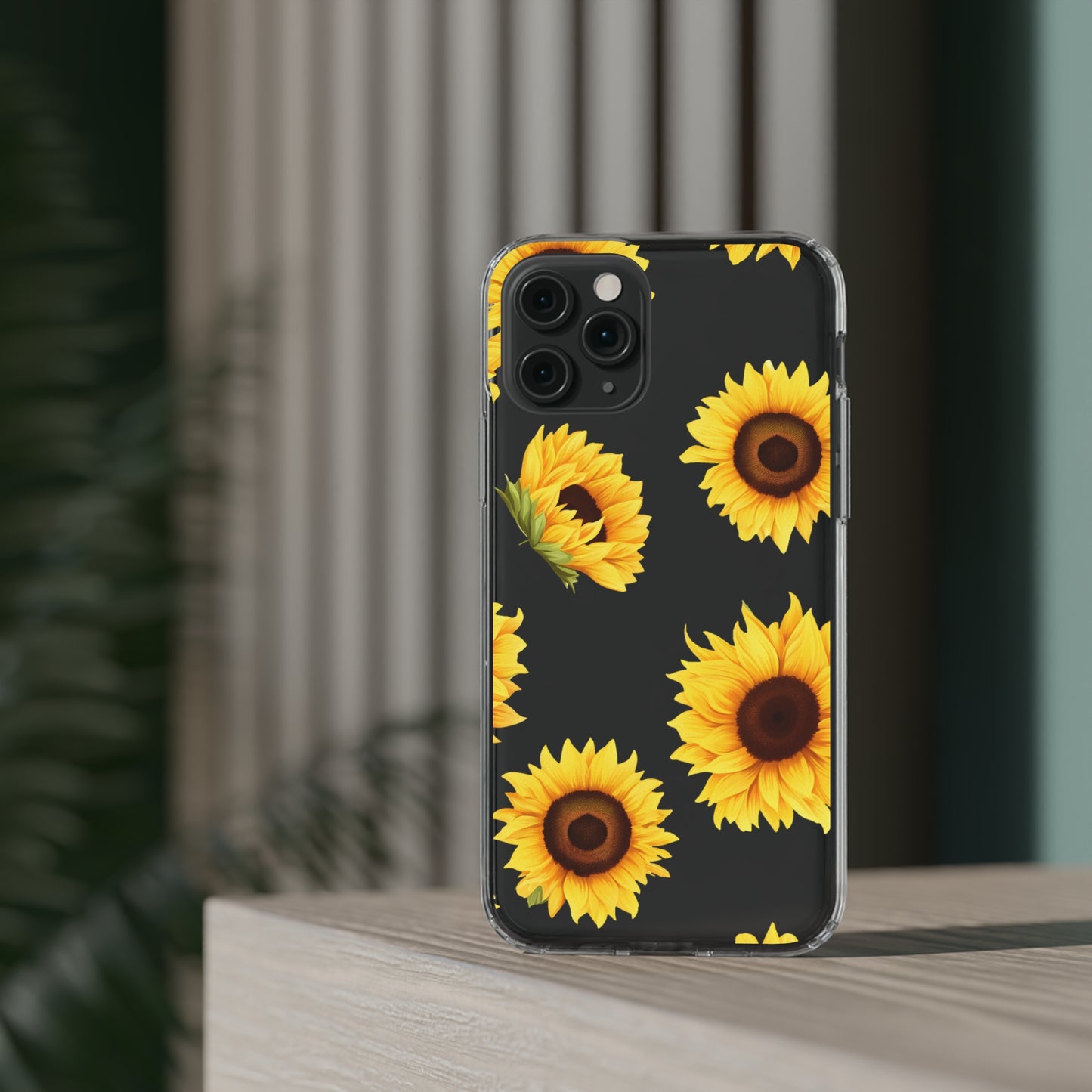 Sunflower - Clear Phone Cases