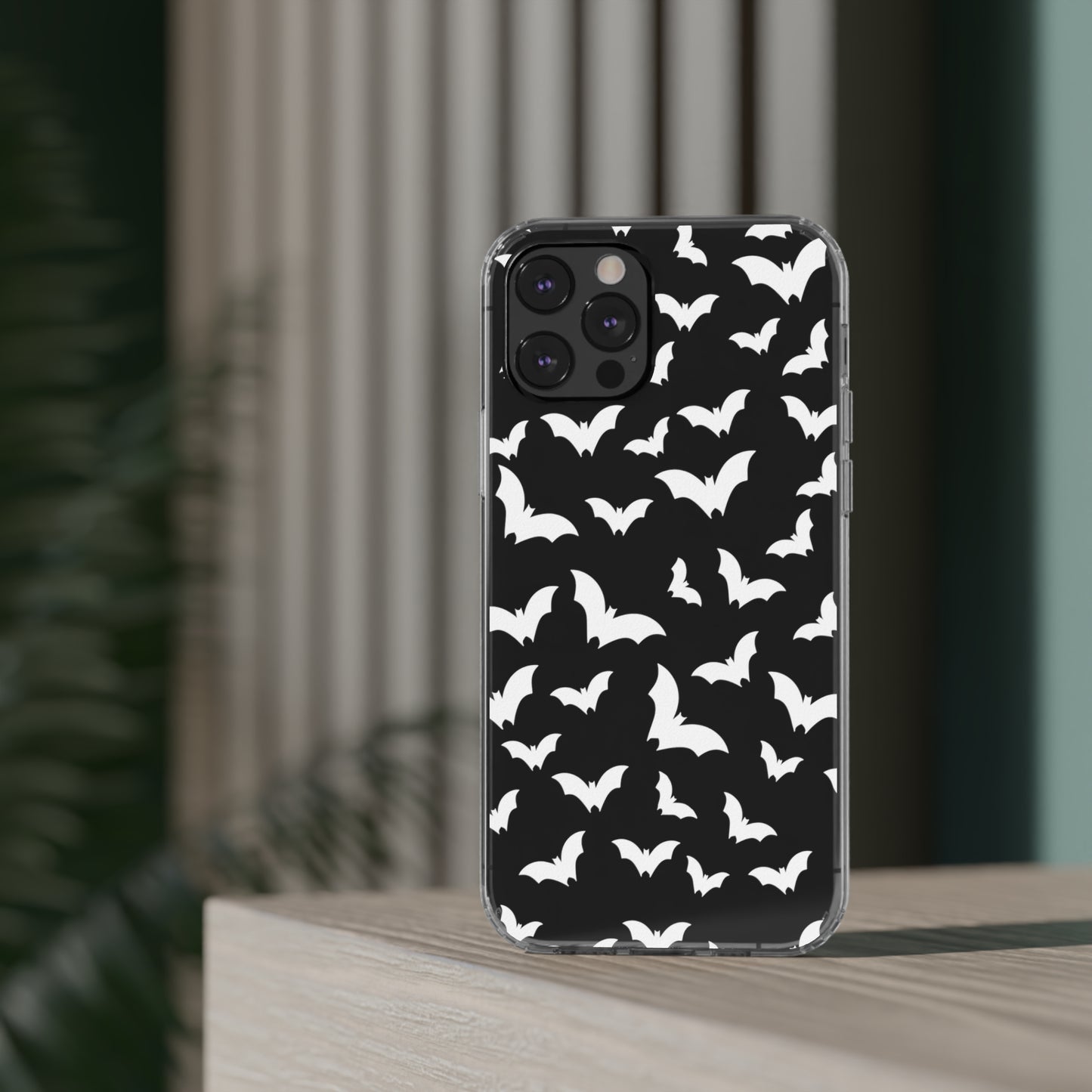 Bat Pattern 3 - Clear Phone Cases