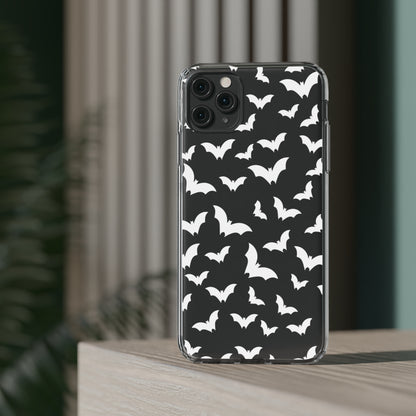 Bat Pattern 3 - Clear Phone Cases