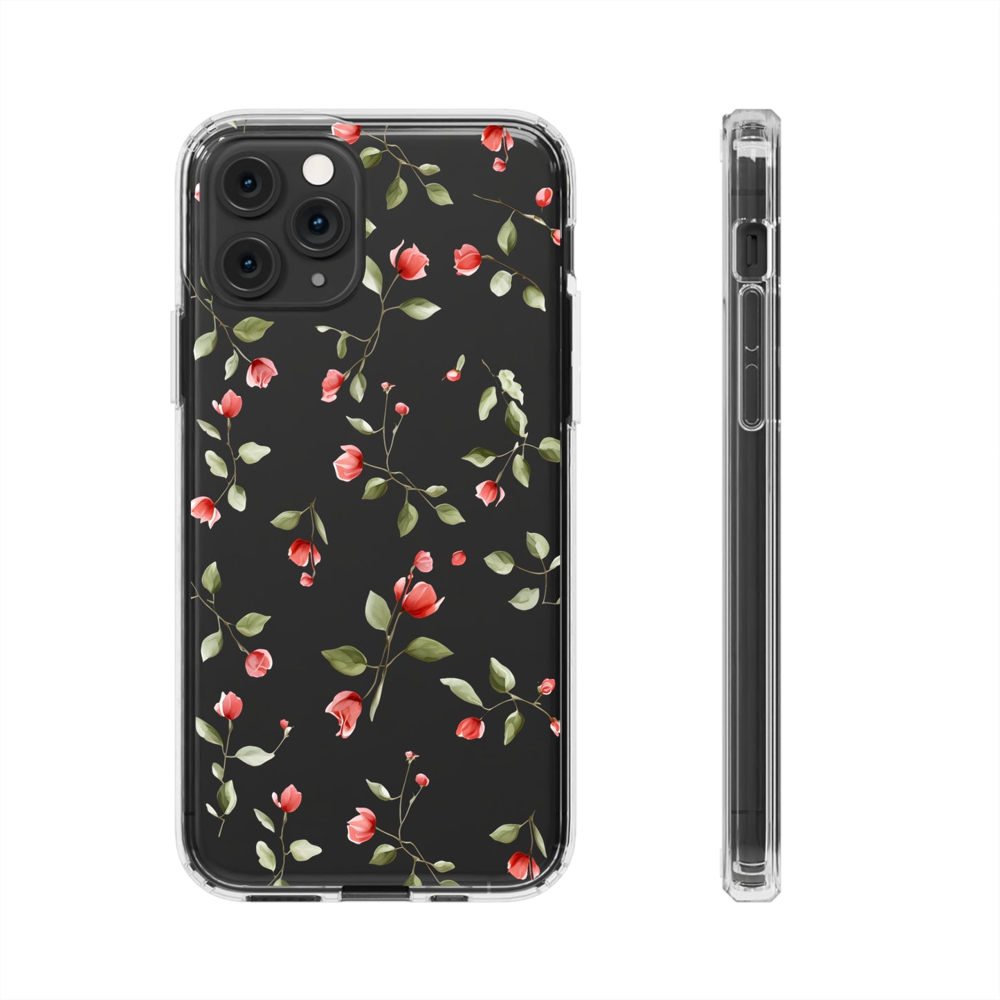 Roses - Clear Phone Cases