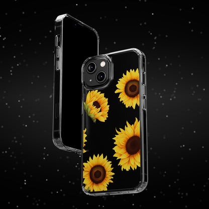 Sunflower - Clear Phone Cases - Tegusuk Store