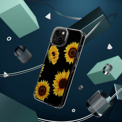 Sunflower - Clear Phone Cases - Tegusuk Store