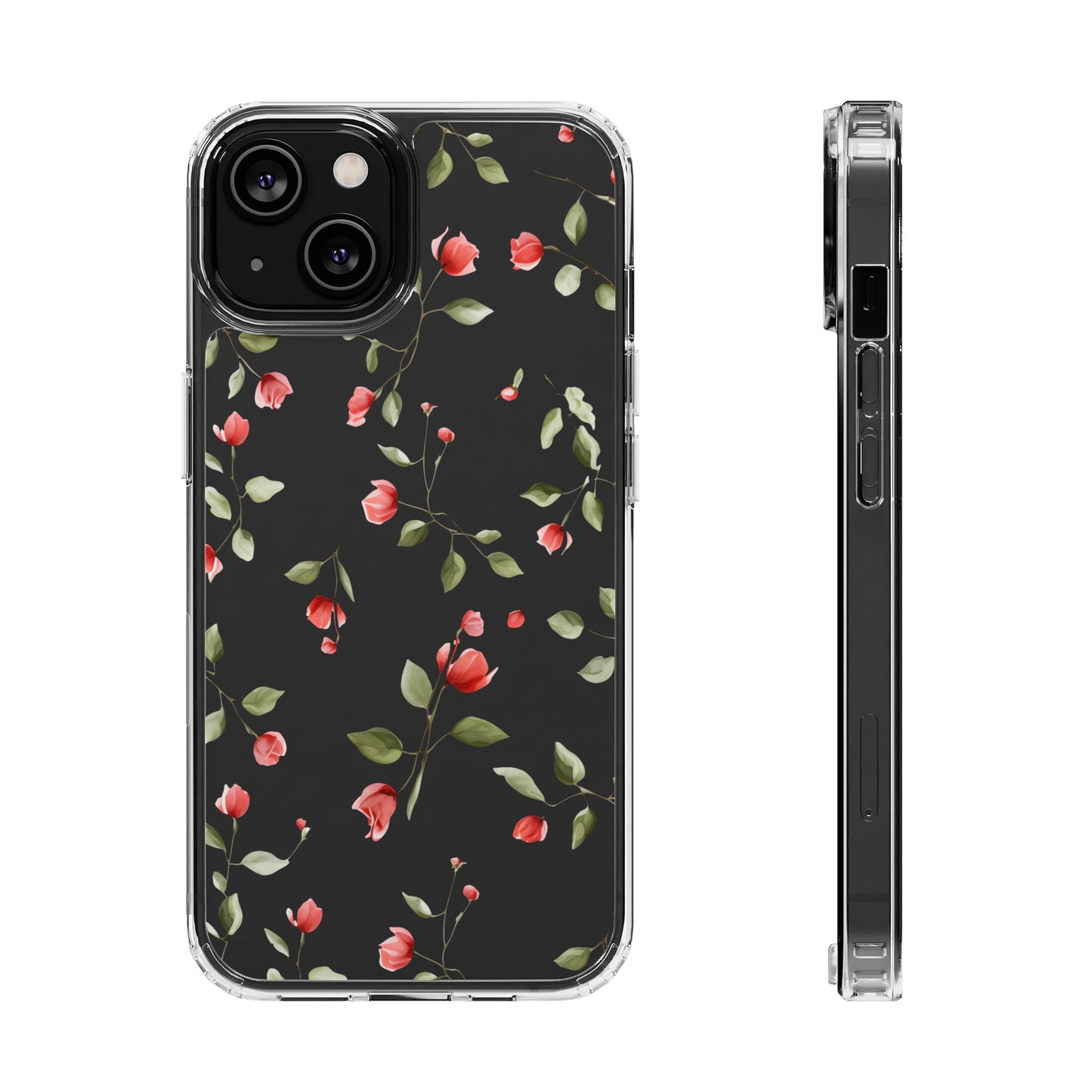 Roses - Clear Phone Cases