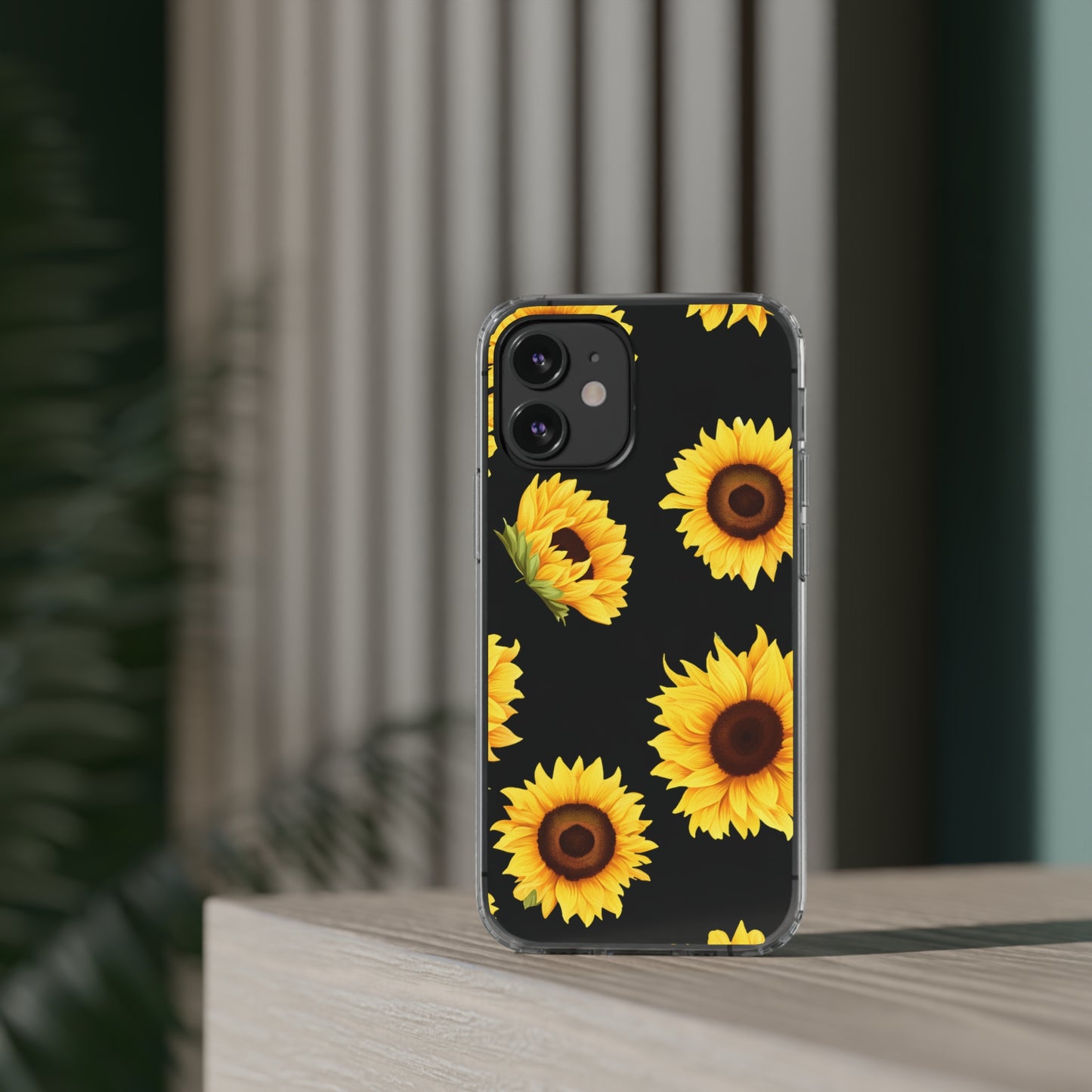 Sunflower - Clear Phone Cases